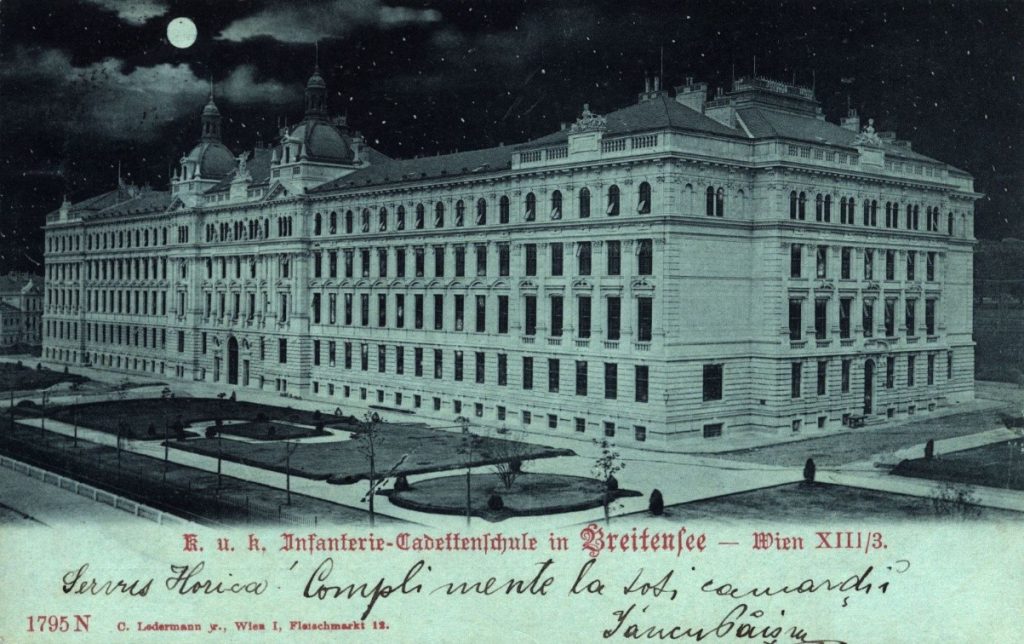 Viena 1901. Școala imperială de ofițeri de infanterie