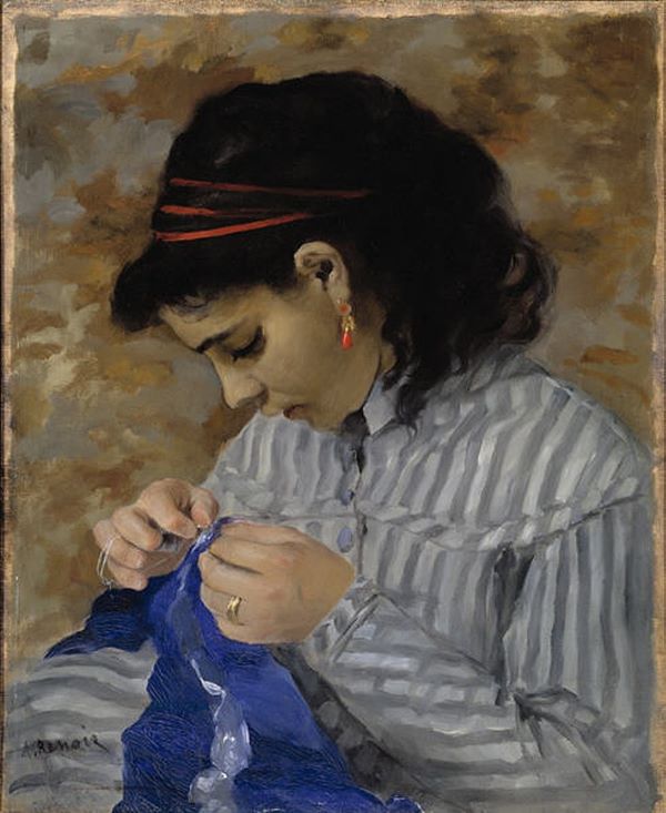 Lise cosând 1866. Muzeul de Artă din Dallas